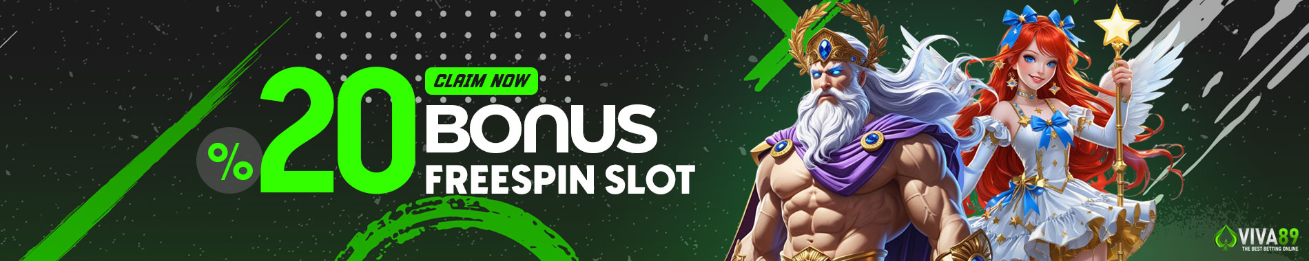VIVA89 MENYEDIAKAN BONUS FREESPIN SEBESAR 20%